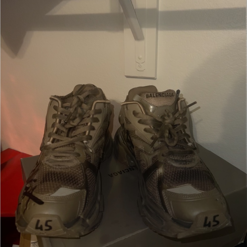 Balenciaga Taupe Athletic Shoes